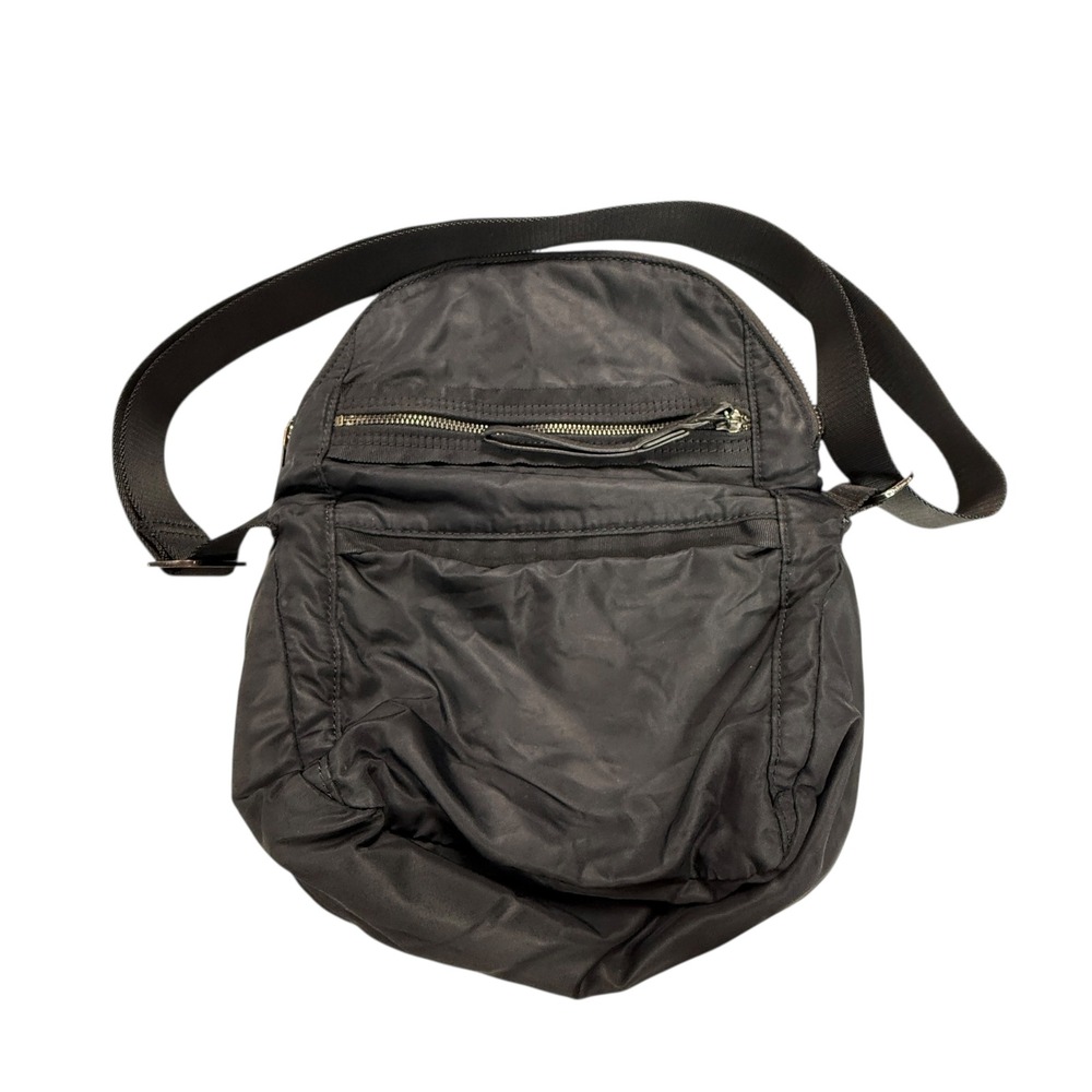 Lululemon all‎ night festival nylon black flap cross body purse - Picture 7 of 10